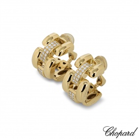 Chopard Yellow Gold La Strada Diamond Earrings 84/2758 Chopard Yellow Gold La Strada Diamond Earrings 84/2758